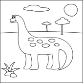 Colorear Online Dinosaurios